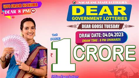 DEAR GOOSE TUESDAY WEEKLY DRAW DATE 04.04.2023 .